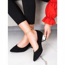 Filippo Crne pumpe sa zlatnom petom crna 1