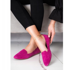 Filippo Klasični kožni lordovi ružičasta 2