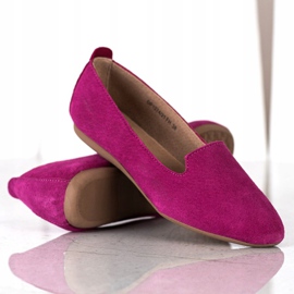 Filippo Klasični kožni lordovi ružičasta 1