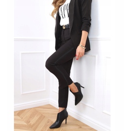 Crne čizme na pribadači izrezane crne 9561 Crne crna 1