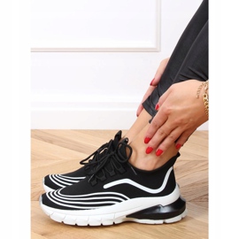 Crne BX1820-SP CRNE / BIJELE čarape sportske cipele bijela crno 1