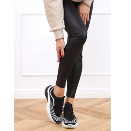 Crne BX1820-SP CRNE / BIJELE čarape sportske cipele bijela crno 2