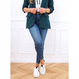 Bijele ženske tenisice CC-40 BIJELE / CRNE bijela crna 2