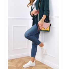 Bijele ženske tenisice 6110 Bež bijela 1