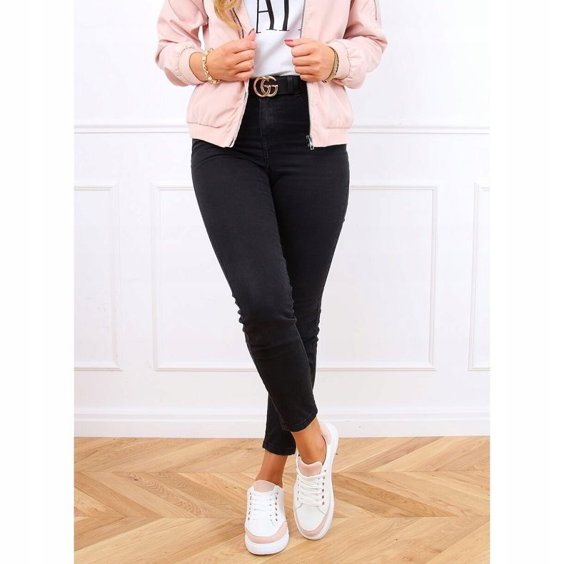 Bijele ženske tenisice 6110 Pink bijela 2