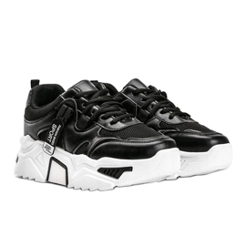 Crne tenisice s debelim potplatom Cristina crno 1