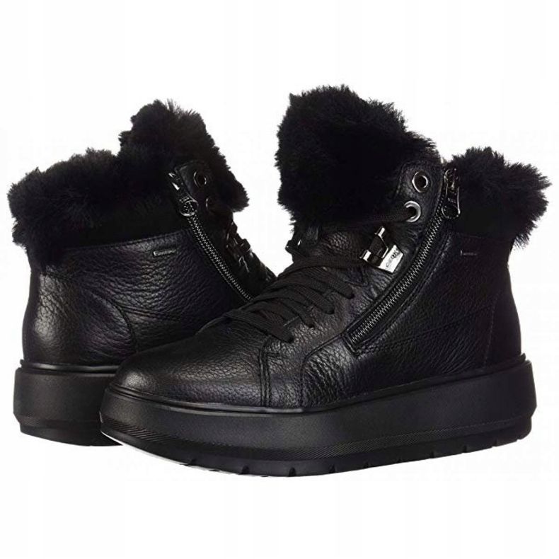 Cipele Geox D Kaula B Abx D Tumb Lea W D84AWD-00046-C9999 crno 1