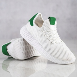 Bona Lagane tenisice od tekstila bijela 1