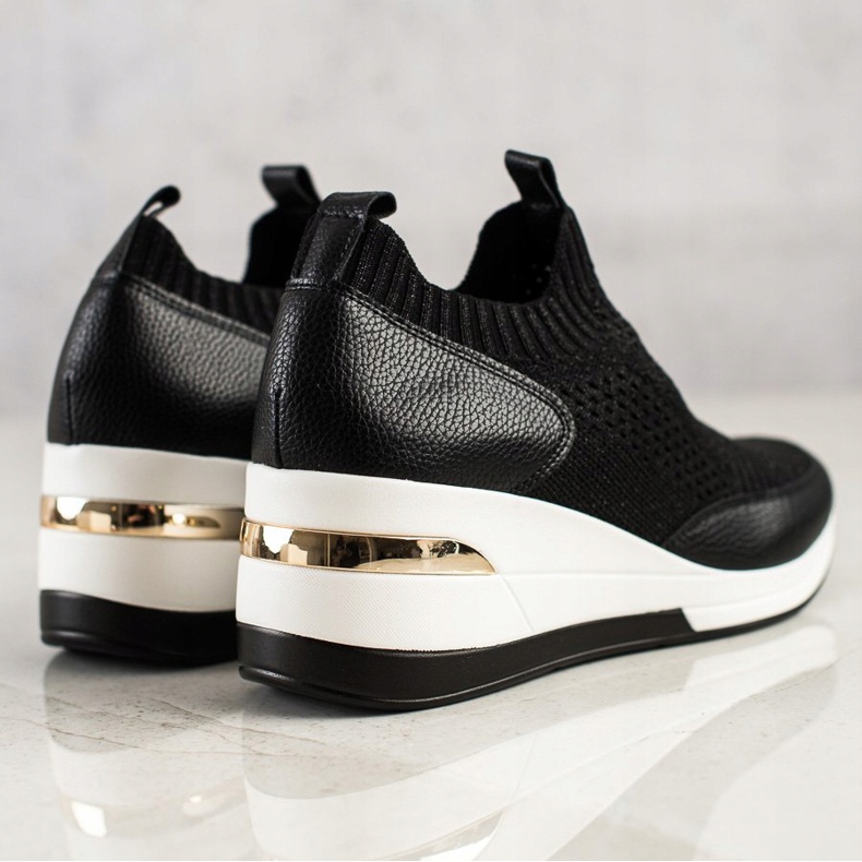 ARTIKER Crne tekstilne tenisice crno 1