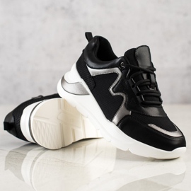 Weide Udobne, elegantne tenisice crna 1