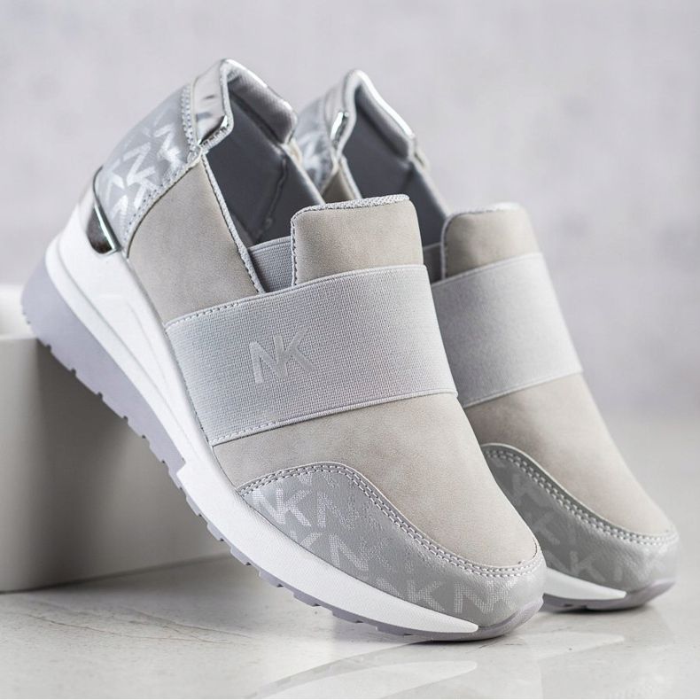 SHELOVET Sive tenisice koje se navlače siva 1