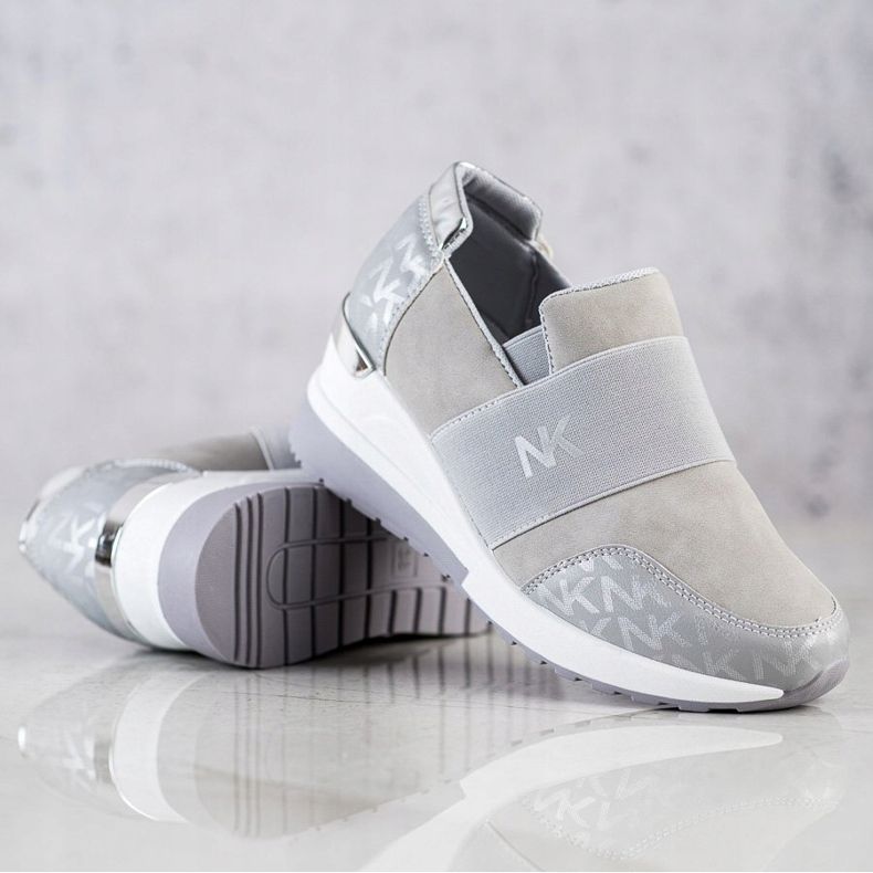 SHELOVET Sive tenisice koje se navlače siva 2