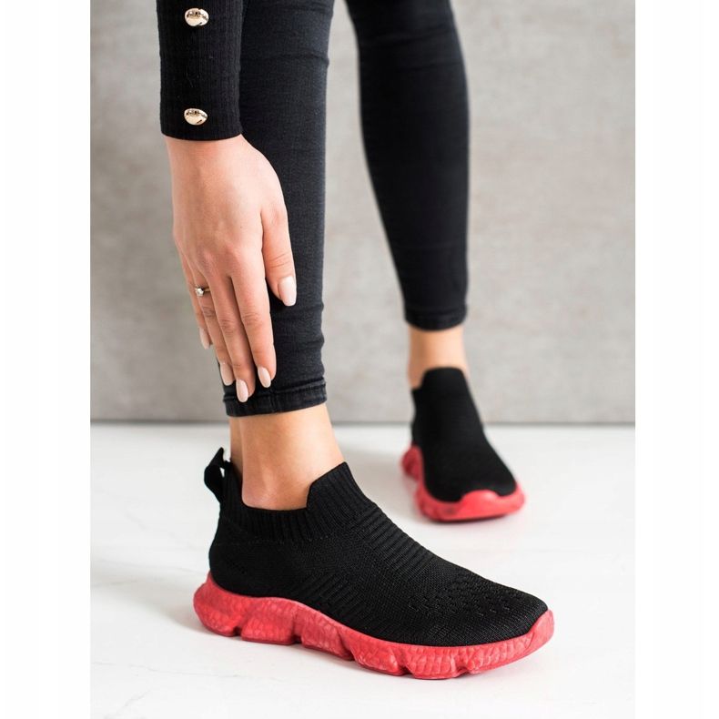 SHELOVET Modne slip-on tenisice crna 2
