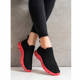 SHELOVET Modne slip-on tenisice crna 1