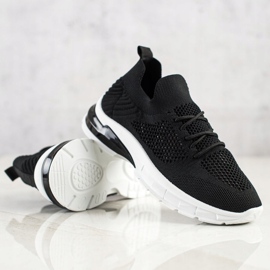 Filippo Ažurne tenisice na vezanje crna 1