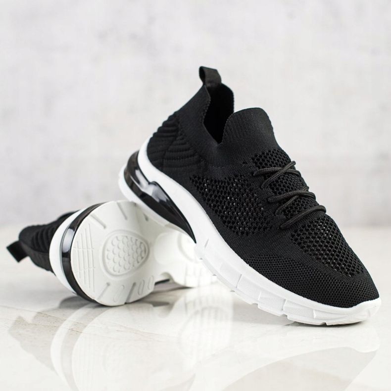 Filippo Ažurne tenisice na vezanje crna 1