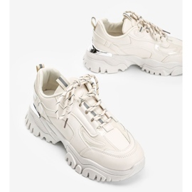 Bež tenisice s metalnim Ansley umetcima 2