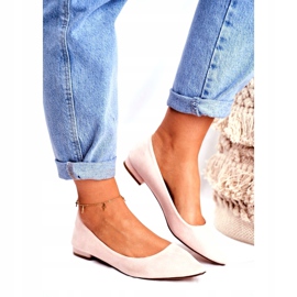 Evento Ženske balerinke u Spitz Suede bež boji Westley 1