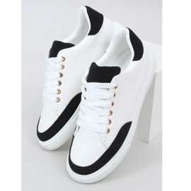 Bijele ženske tenisice 6110 Crna bijela crno 1