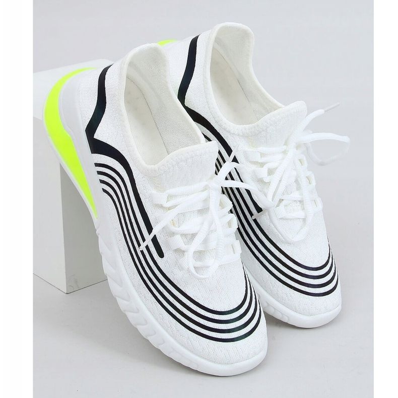 Bijele 3436 Bijele čarape sportske cipele bijela 1