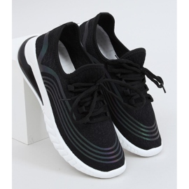 Crne 3436 Crne čarape sportske cipele crna 1