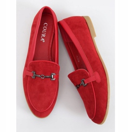 Crvene ženske mokasine 8742 Crvene crvena 1