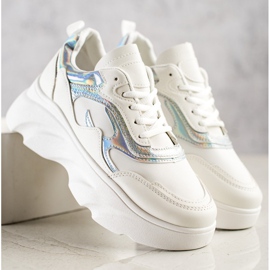 SHELOVET Modne tenisice bijela 1