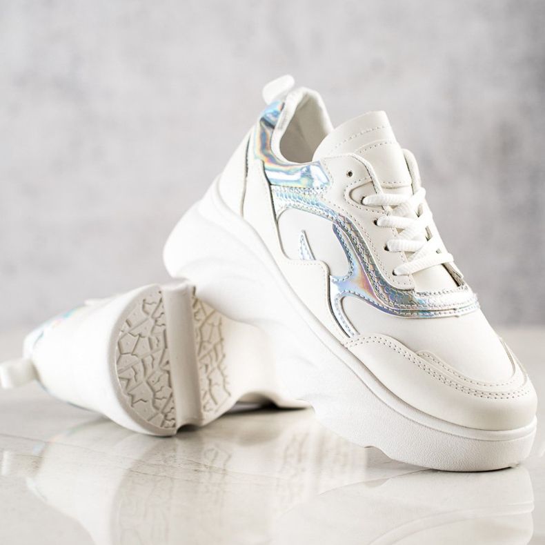 SHELOVET Modne tenisice bijela 2