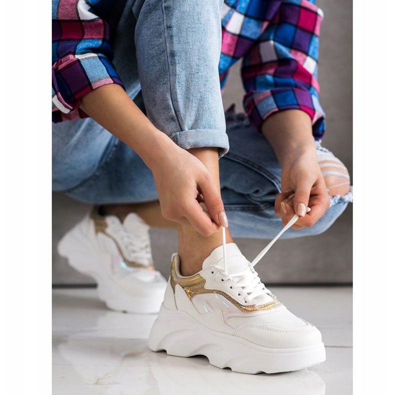 SHELOVET Modne tenisice bijela 1