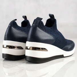 ARTIKER Tamnoplave tekstilne tenisice mornarsko plava 1