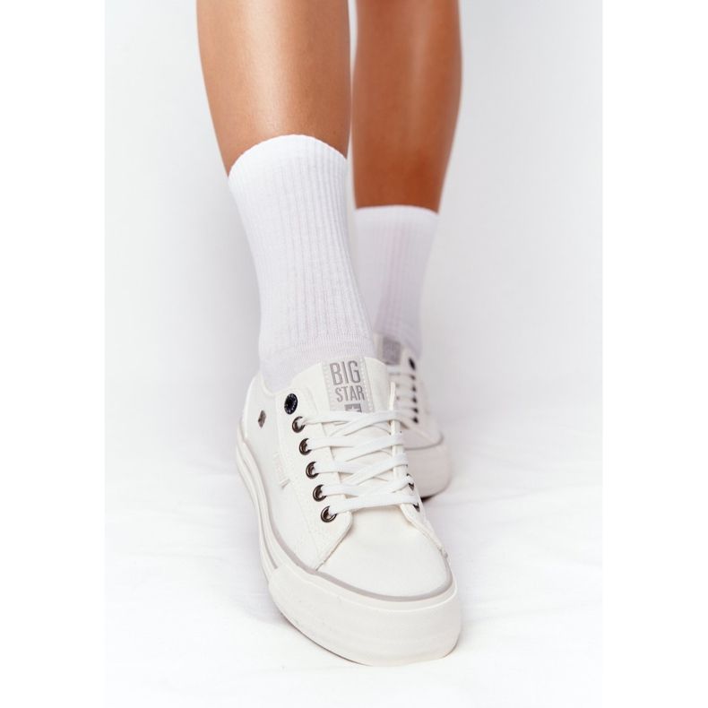 Ženske tenisice na platformi Big Star HH274052 Bijela 2