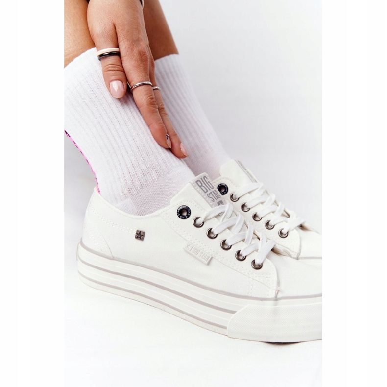 Ženske tenisice na platformi Big Star HH274052 Bijela 1