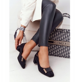 Pumpe od antilopa na petu Sergio Leone PB142 Crna 2