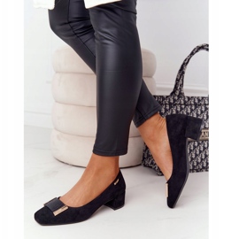 Pumpe od antilopa na petu Sergio Leone PB142 Crna 1