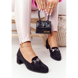 Pumpe od antilopa na petu Sergio Leone PB148 Crna crno 2