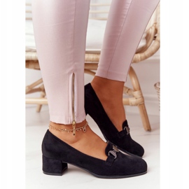 Pumpe od antilopa na petu Sergio Leone PB148 Crna crno 1