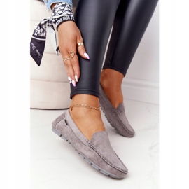 PH1 Ženske mokasine od antilopa Grey San Marino siva 2