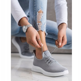 SHELOVET Udobne tenisice koje se navlače siva 2