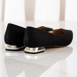 Filippo Pumpe s ukrasnom petom crna 1