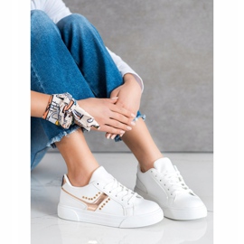 SHELOVET Ležerne bijele sportske cipele bijela 1