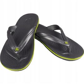 Crocs papuče Crocband Flip grafitno zelena 11033 OA1 raznobojna 1