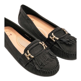 Crne maa natikače od eko-antilopa crna 1