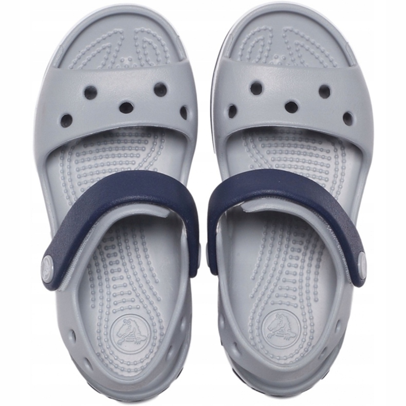 Crocs sandale za djecu Crosband Sandal Kids sivo-tamnoplava 12856 01U mornarsko plava siva 1