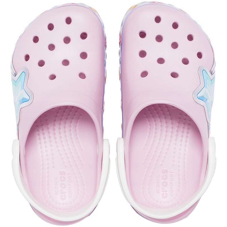 Crocs za djecu Fl Star Band Clog pink 207075 6GD ružičasta 1