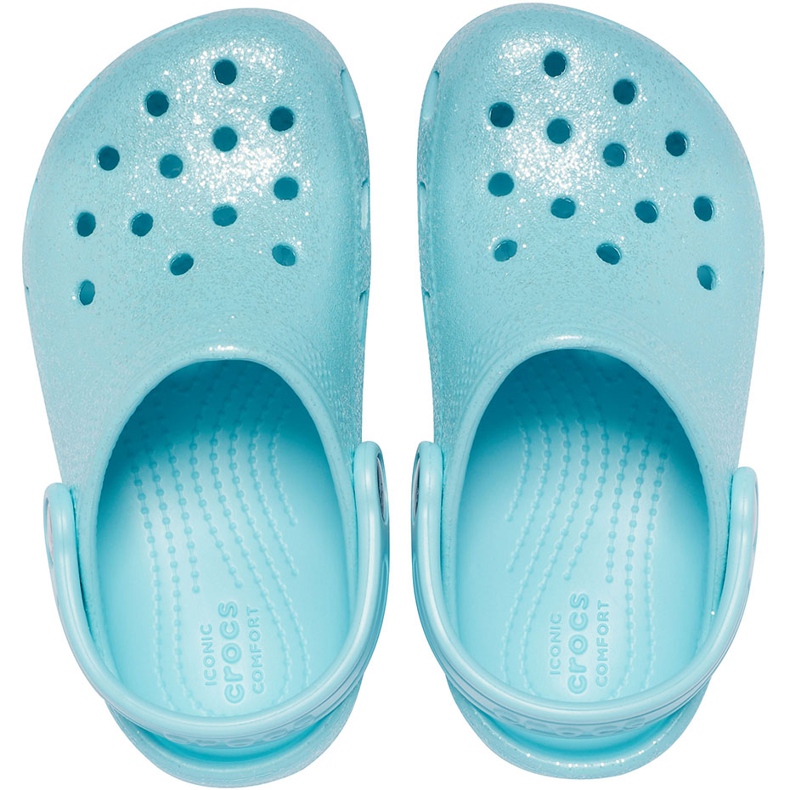 Crocs kids Classic Glitter Clog plava 205441 4O9 1