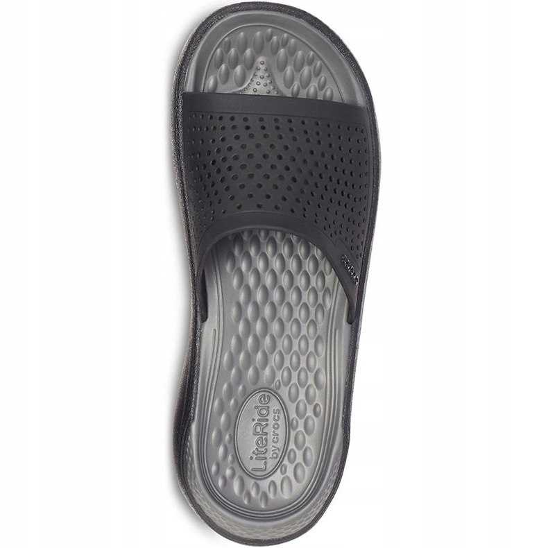 Crocs Literide Slide crno-siva 205 183 0DD crna 1