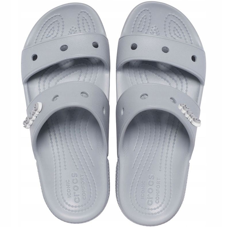 Crocs klasične sive papuče 206761 007 siva 1