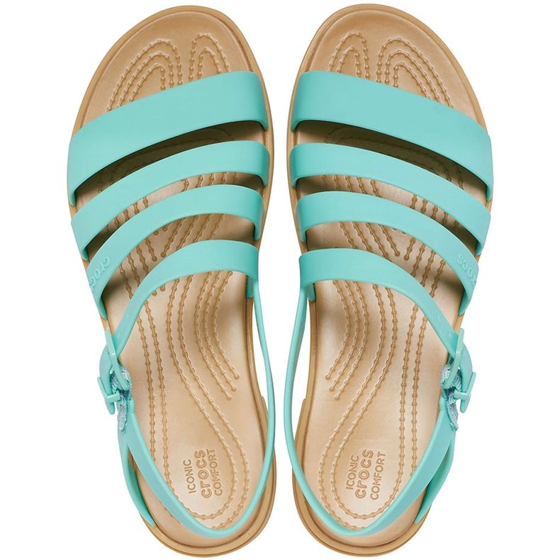 Crocs ženske sandale Tulum Sandal mint 206107 3U3 zelena 1