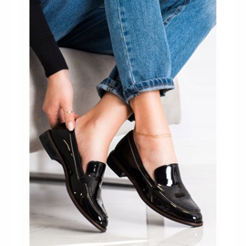 Sergio Leone lakirane mokasine crna 1