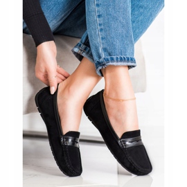 SHELOVET Udobne crne mokasine crna 1